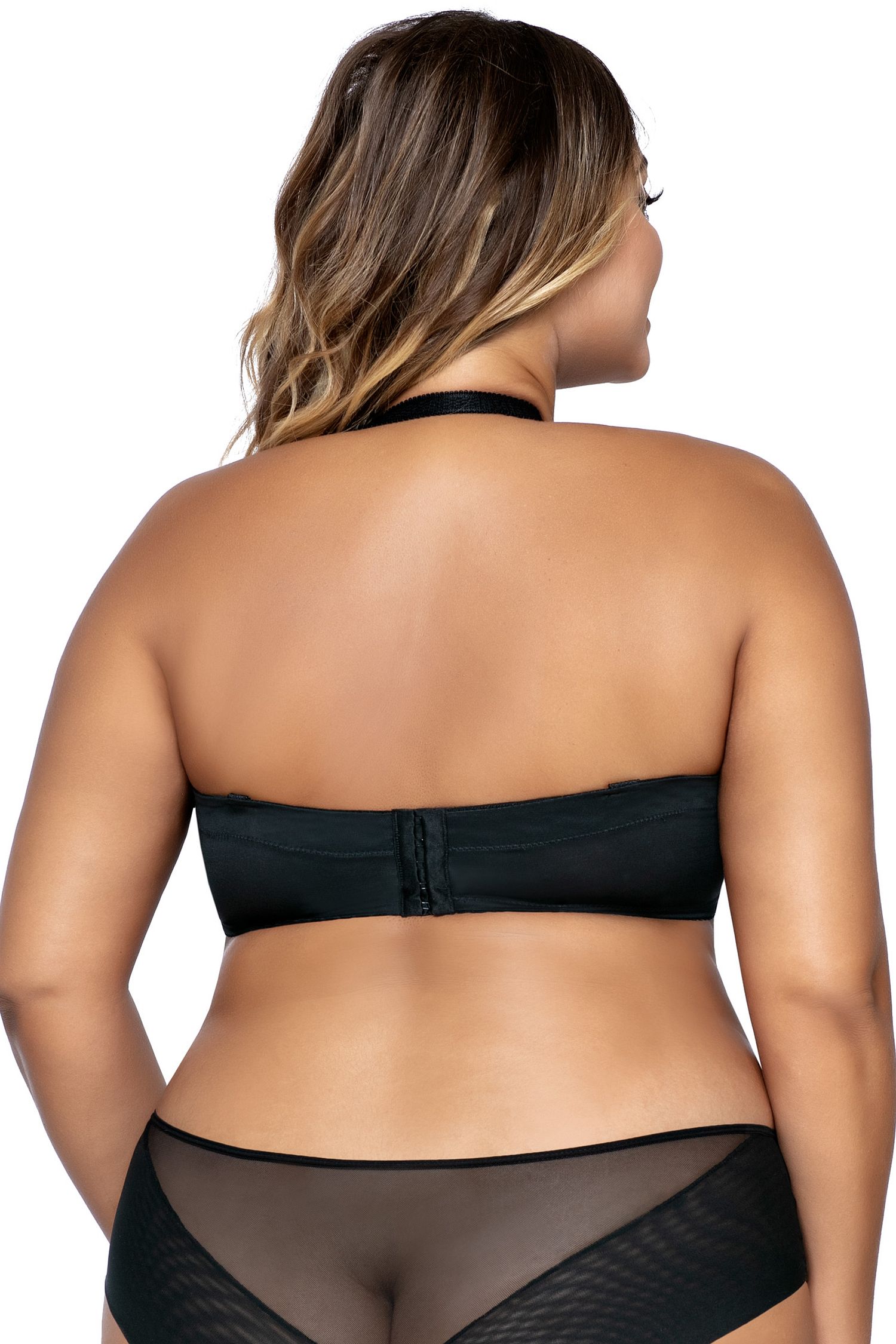 Бюстгальтер-балконет с гладкими чашками без отделки 5