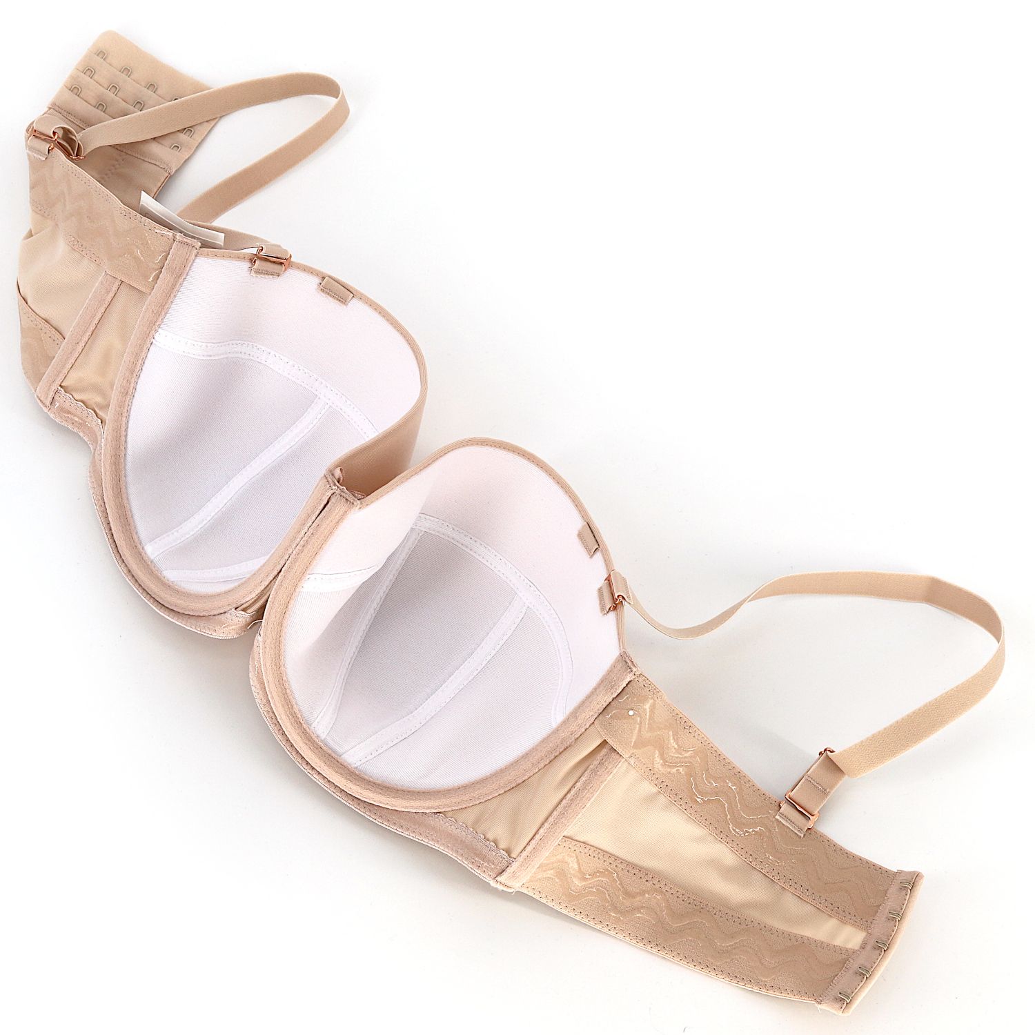 Бюстгальтер-балконет с гладкими чашками без отделки 7