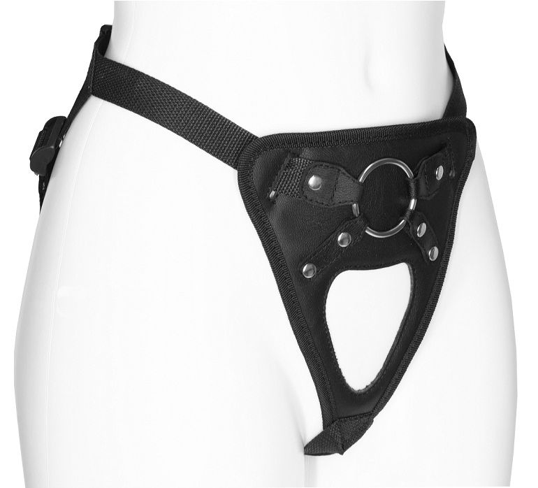 Черный универсальный пояс с фиксацией насадок кольцом 1