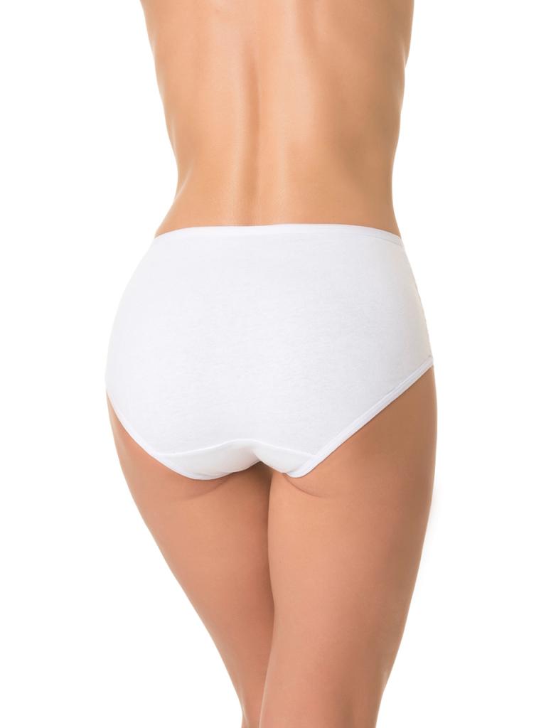 Высокие трусики с кружевными вставками на передней части 8