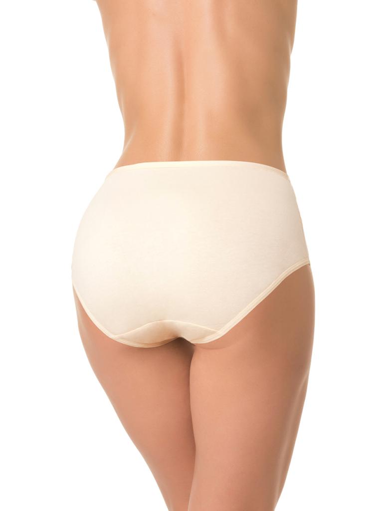 Высокие трусики с кружевными вставками на передней части 2