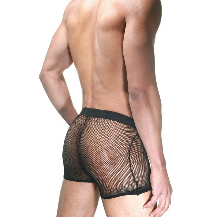 Черные сетчатые мужские боксеры 2