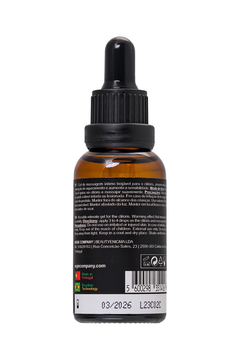 Интимный гель для клитора ORGIE Orgasm Drops Kissable - 30 мл. 3