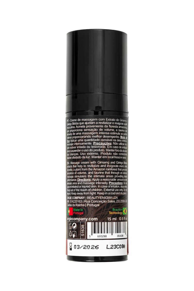 Возбуждающий крем для мужчин ORGIE Touro XXXL - 15 мл. 3