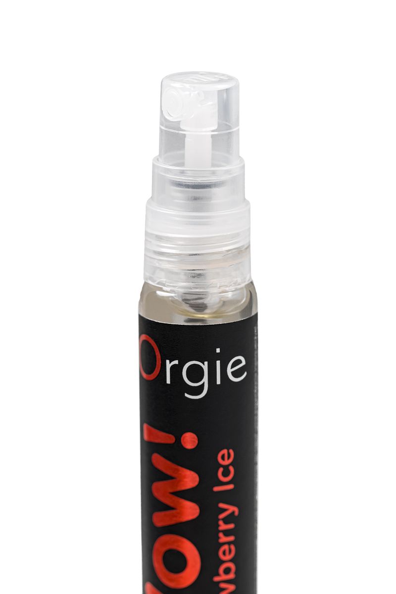 Оральный спрей ORGIE Wow! Strawberry Ice Blowjob Spray с охлаждающим и возбуждающим эффектом - 10 мл. 9