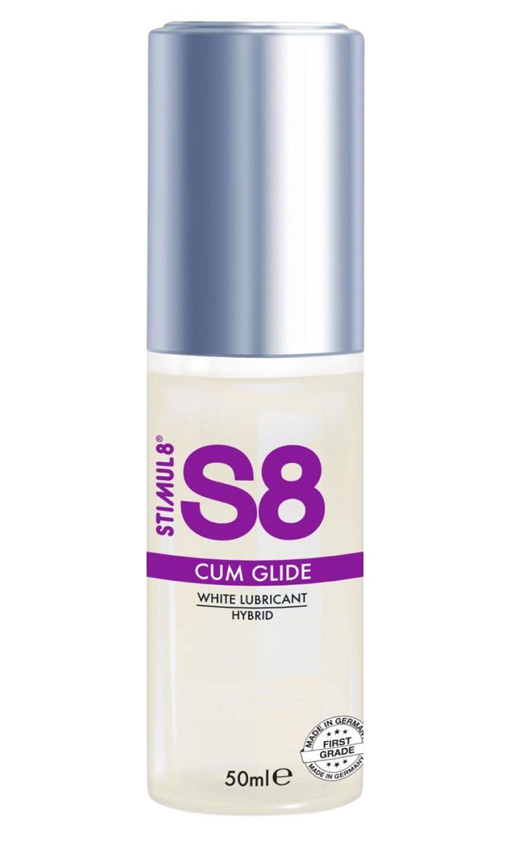 Гибридный лубрикант S8 Hybrid Cum Glide с консистенцией спермы - 50 мл. 1