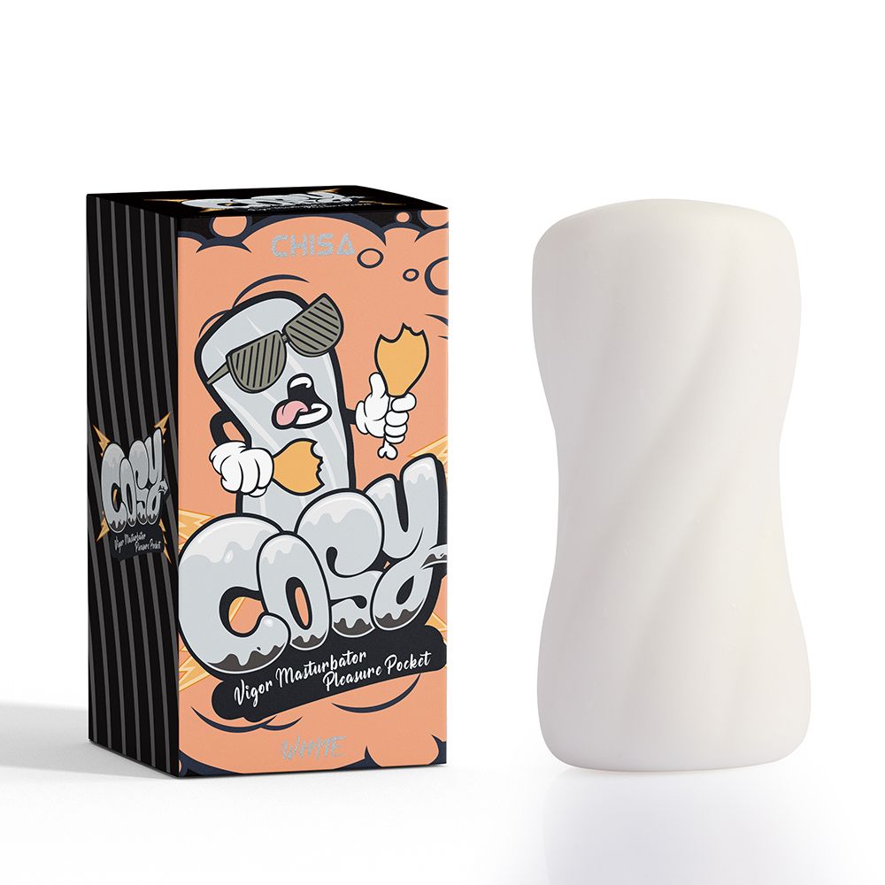 Белый мастурбатор Vigor Masturbator Pleasure Pocket 2