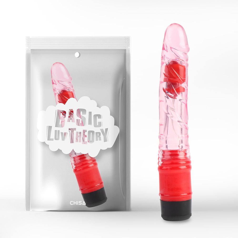 Розовый вибратор-реалистик 8.8 Inch Realistic Vibe - 22,3 см. 3