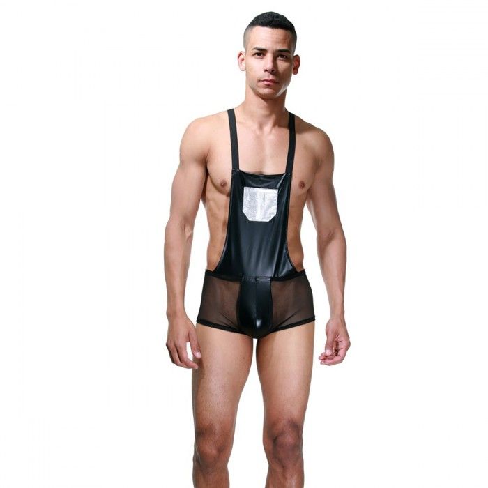 Оригинальное мужское боди с кармашком 1