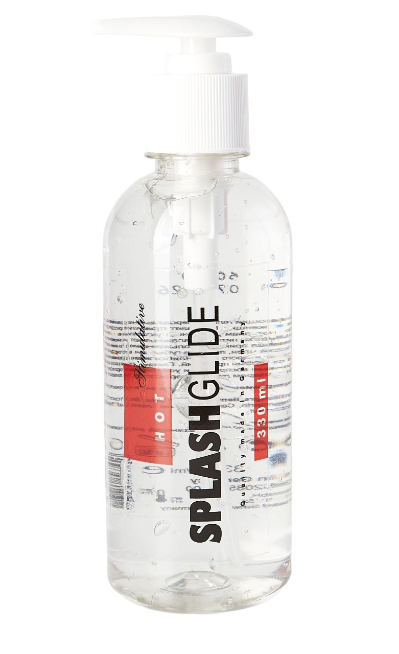 Возбуждающий лубрикант на водной основе Splashglide Hot Stimulative - 330 мл. 1