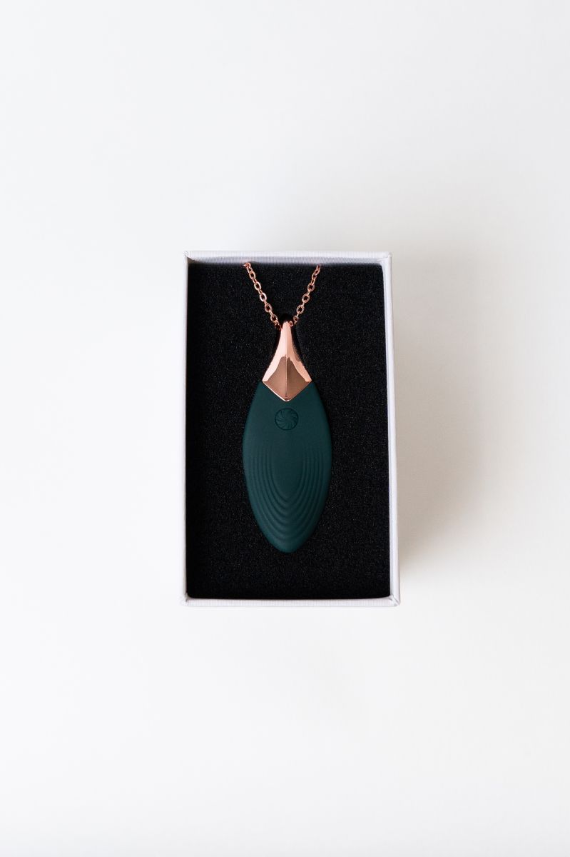 Зеленый виброкулон Leaf 5