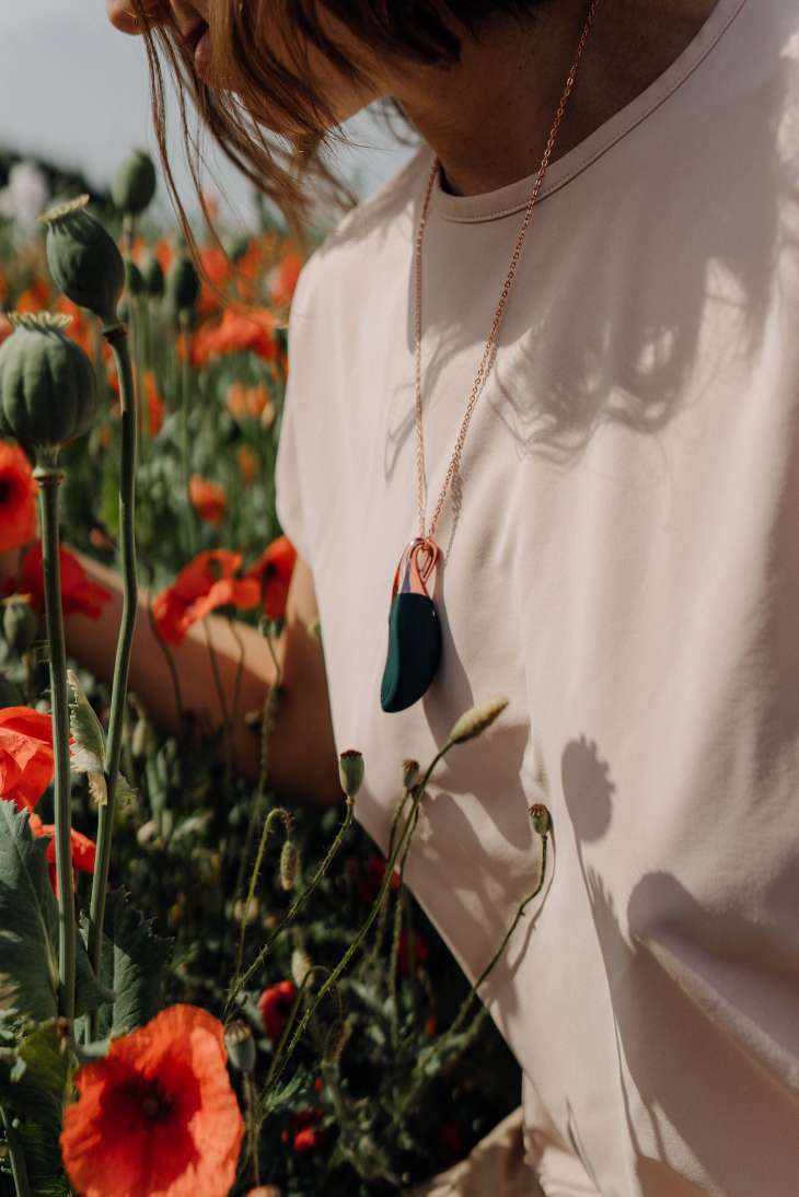 Зеленый виброкулон Leaf 9