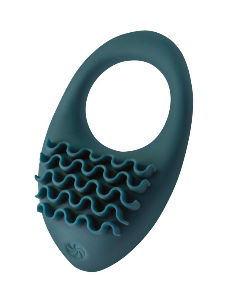 Зеленое перезаряжаемое эрекционное виброкольцо Stellar 1