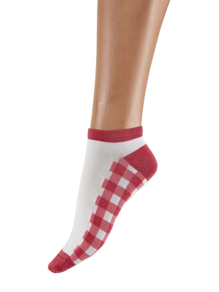 Набор из 2 пар носков Bamboo Socks - с вишенками и в клетку 2