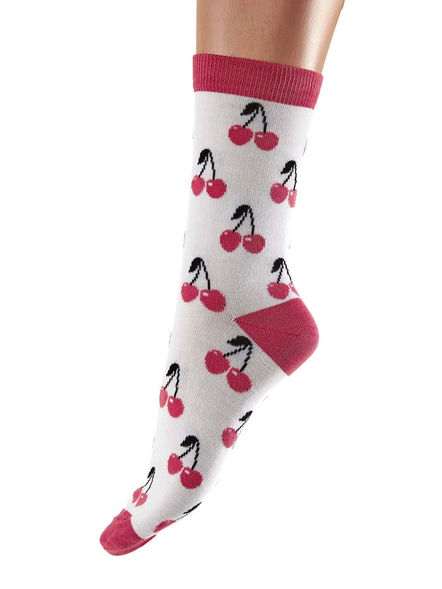 Набор из 2 пар носков Bamboo Socks - с вишенками и в горошек 2