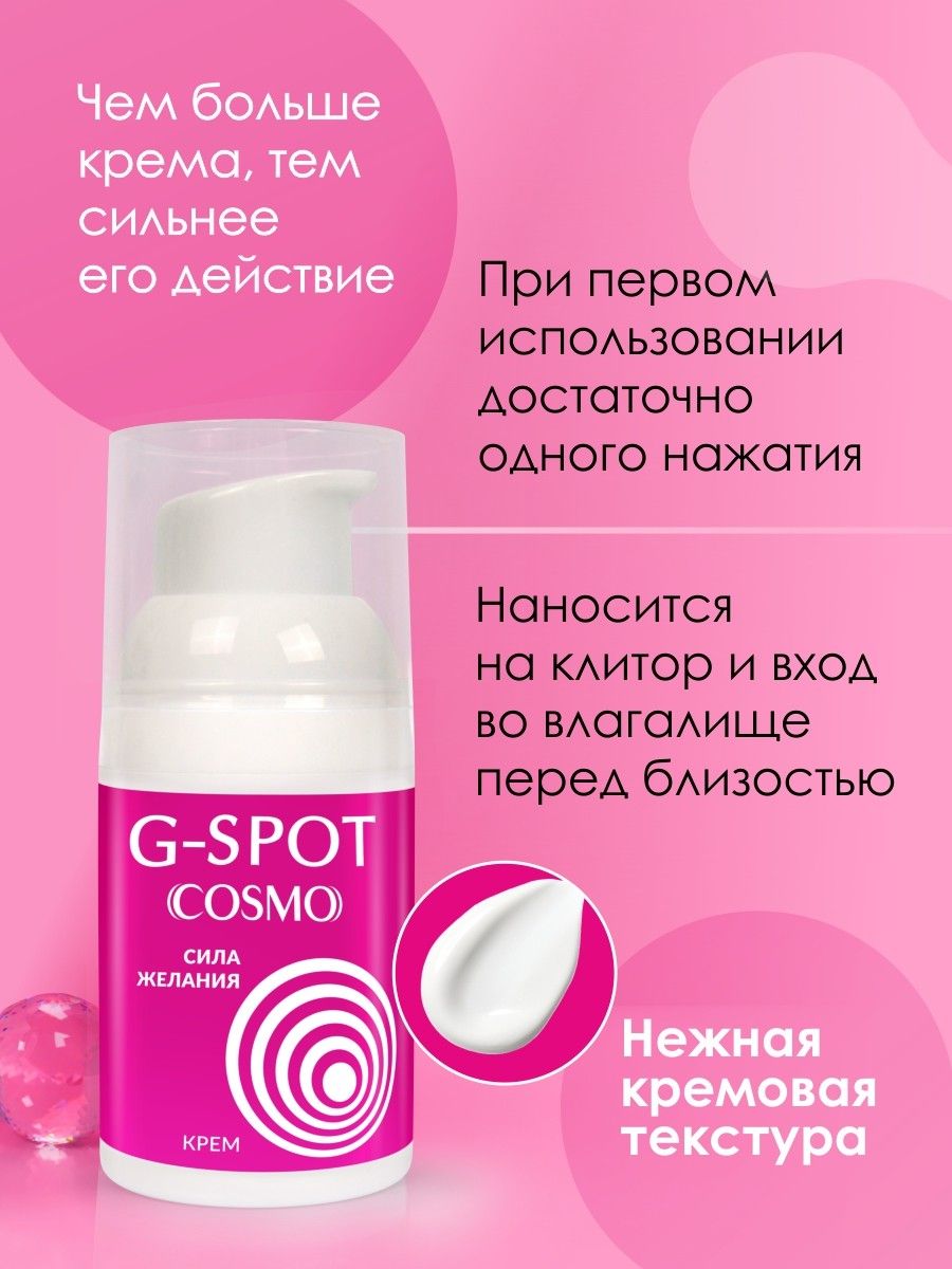 Стимулирующий интимный крем для женщин Cosmo G-spot - 28 гр. 6