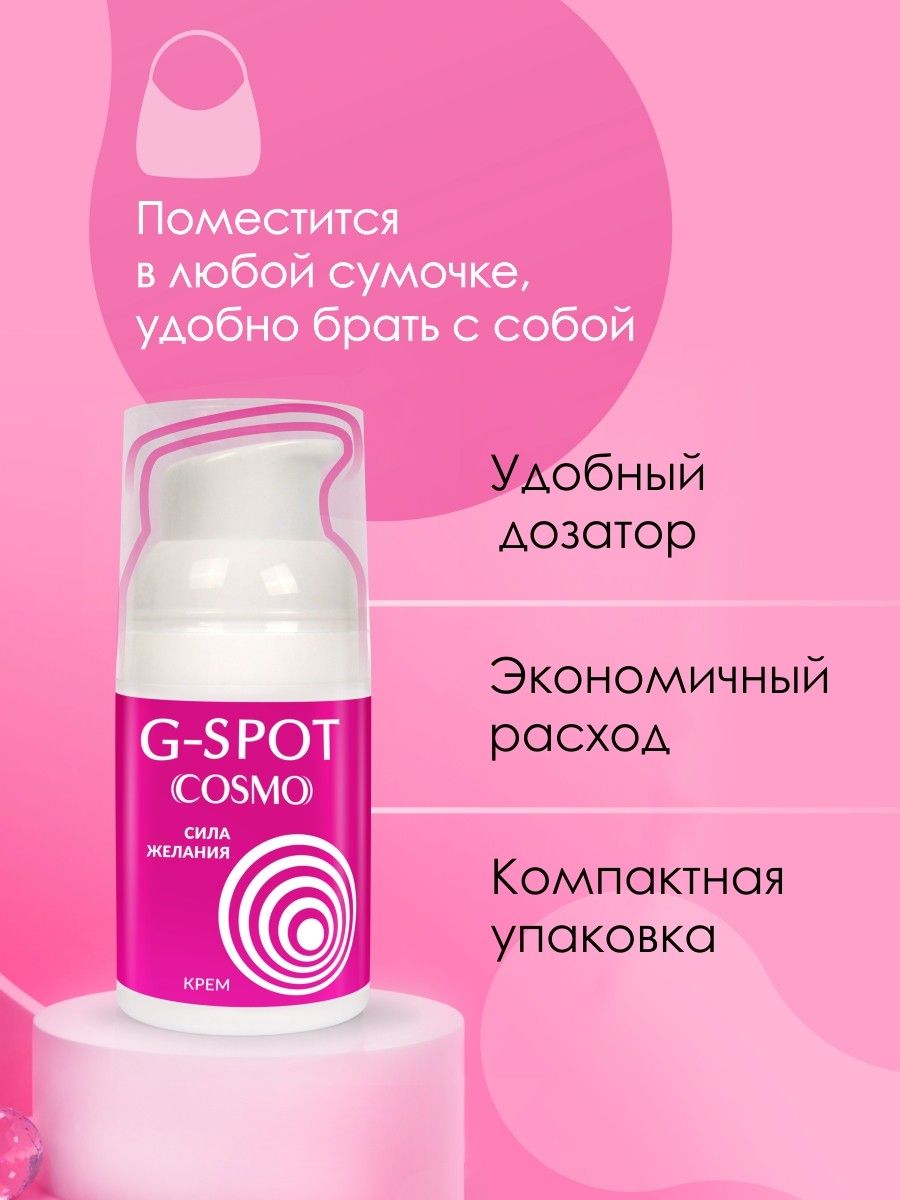 Стимулирующий интимный крем для женщин Cosmo G-spot - 28 гр. 7