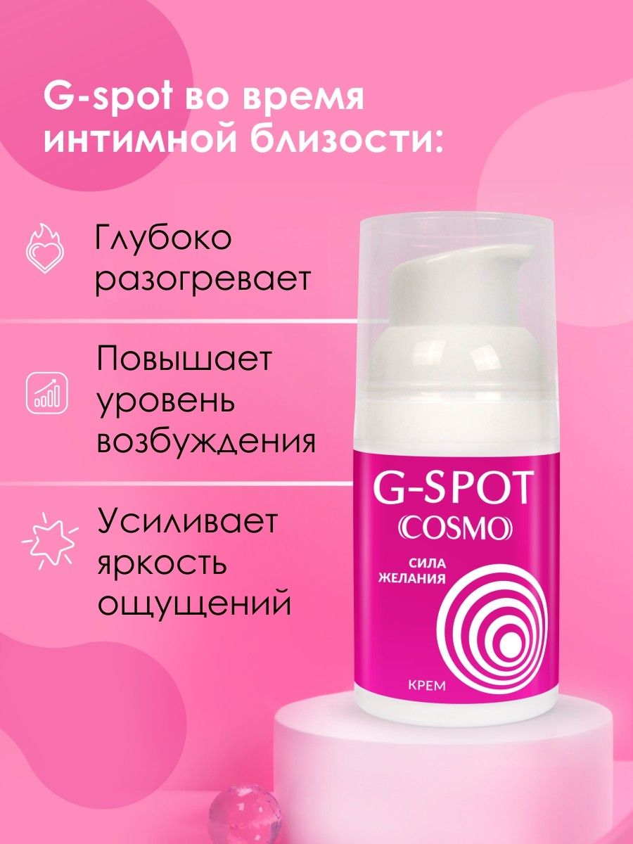 Стимулирующий интимный крем для женщин Cosmo G-spot - 28 гр. 8