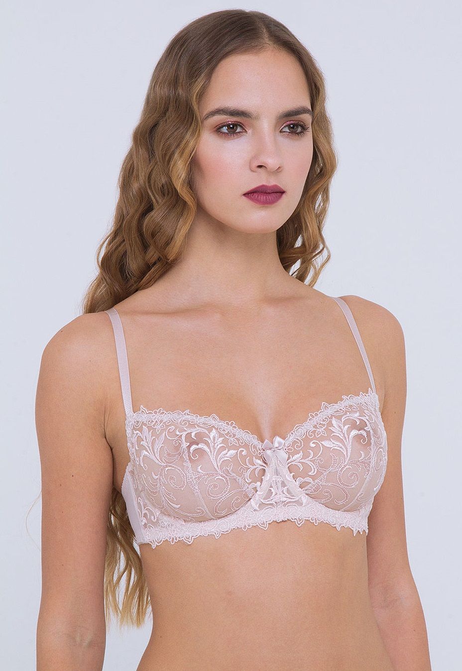 Бюстгальтер с мягкой полупрозрачной чашкой 3