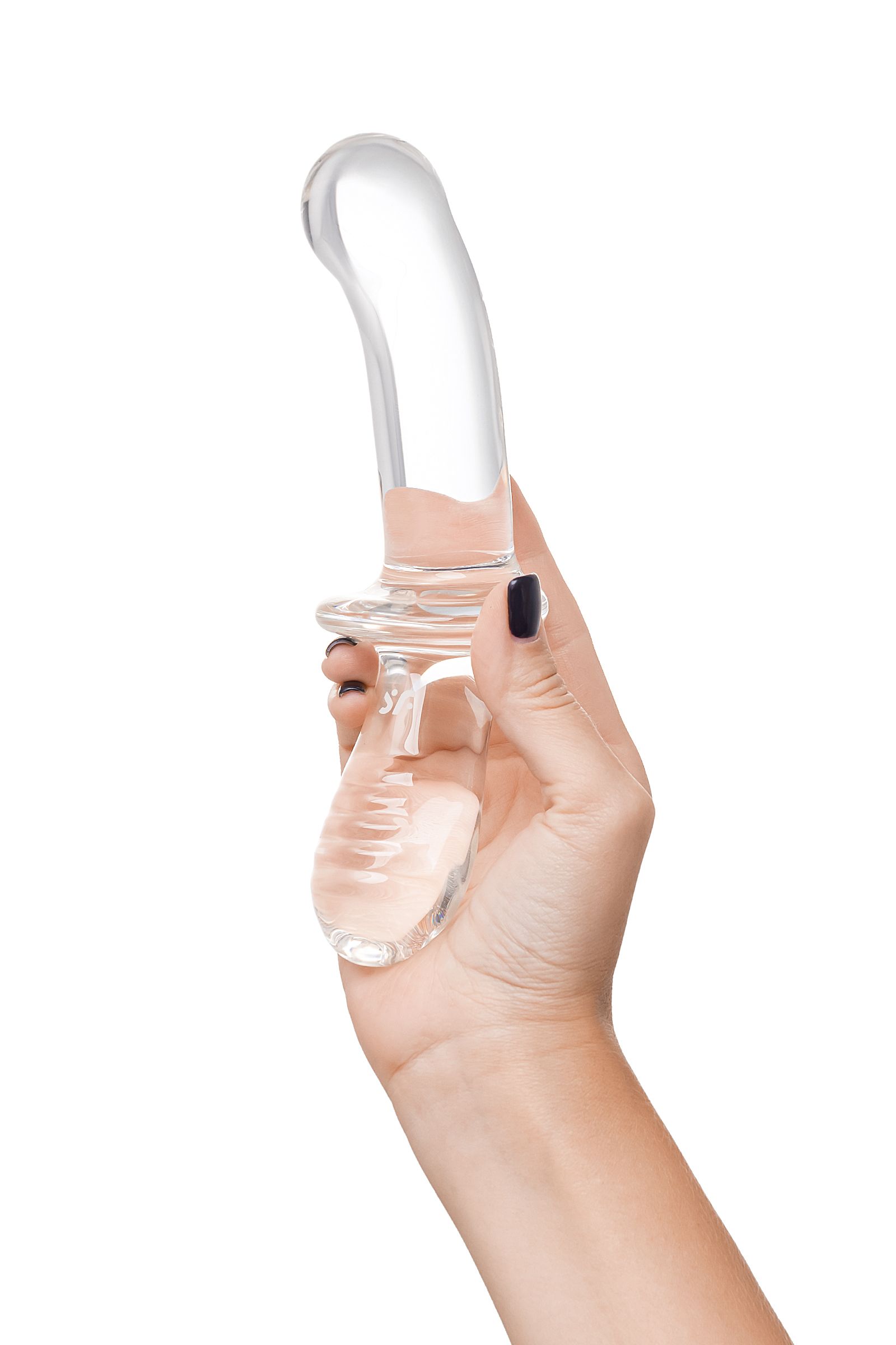 Прозрачный двусторонний стеклянный фаллоимитатор Satisfyer Double Crystal - 19,5 см. 5