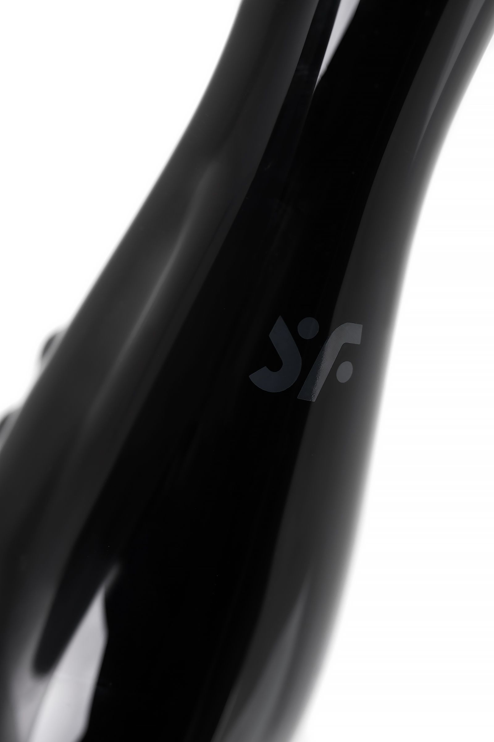 Черный двусторонний фаллоимитатор Dazzling Crystal 1 - 18,5 см. 12