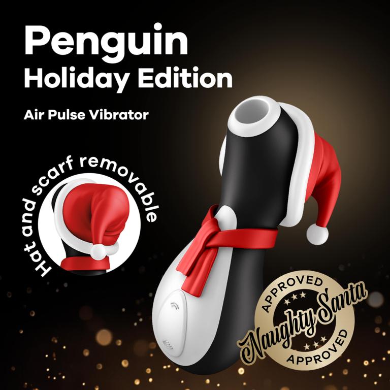 Вакуум-волновой стимулятор клитора Penguin Holiday Edition 7