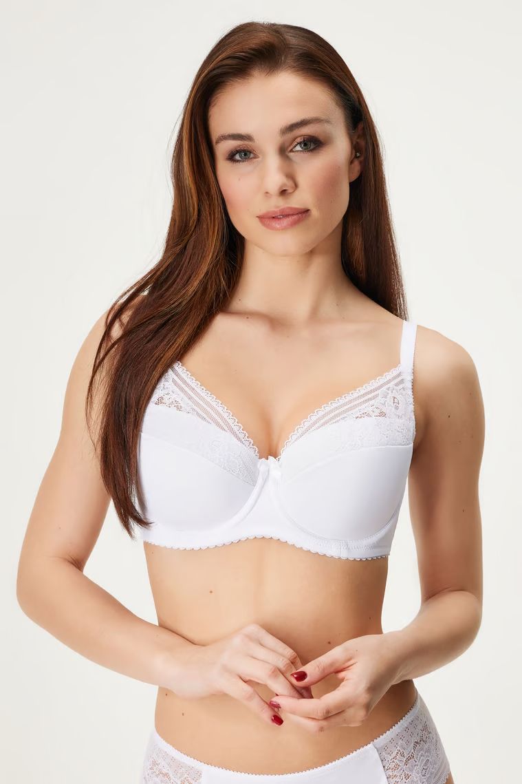 Бюстгальтер Compliment из эластичной микрофибры и кружева 4