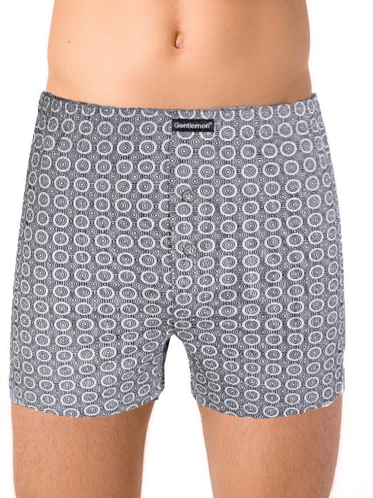 Мужские трусы-боксеры с принтом-геометрией 1