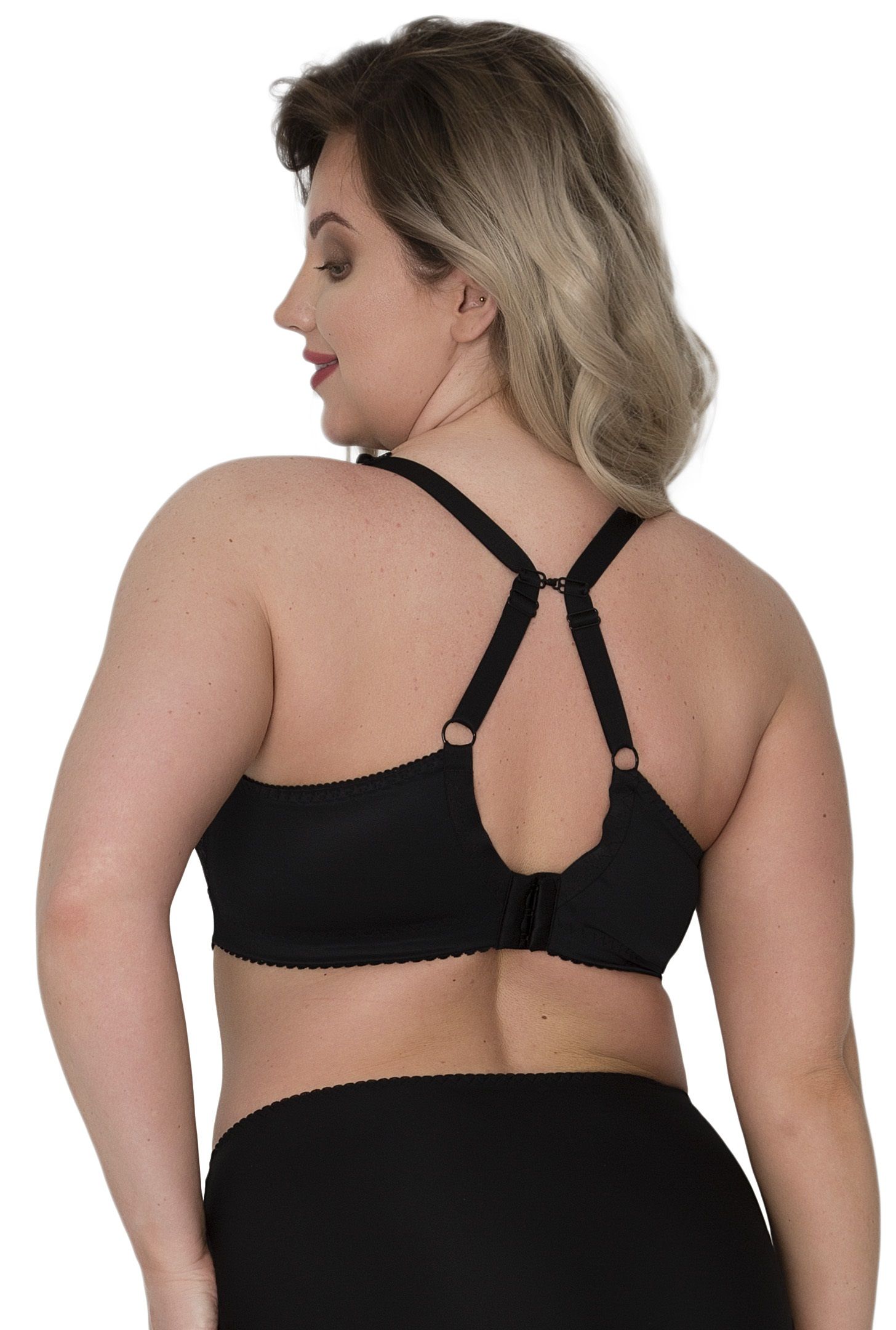 Кружевной бюстгальтер-топ с мягкими чашками 4