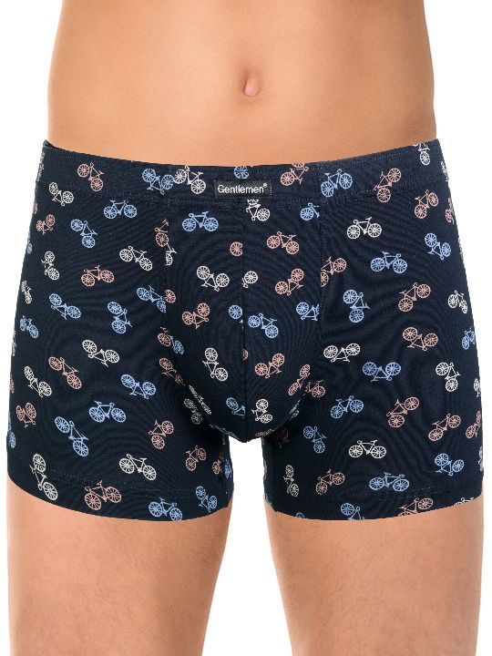 Мужские хлопковые трусы-боксеры с принтом в виде велосипедов 1