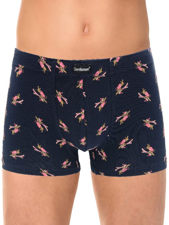 Мужские трусы-боксеры с принтом в виде такс 1