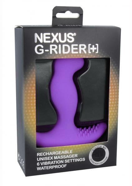 Фиолетовый вибромассажер простаты Nexus G-Rider+ - 12,6 см. 2