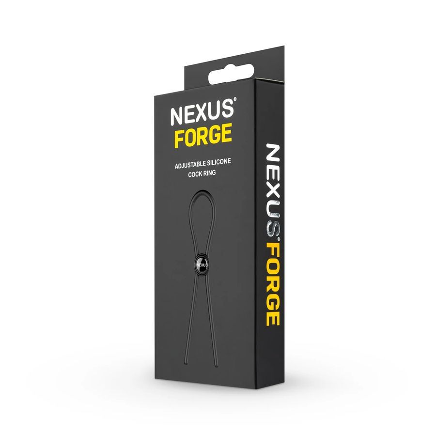 Черное эрекционное лассо Nexus Forge Single 3