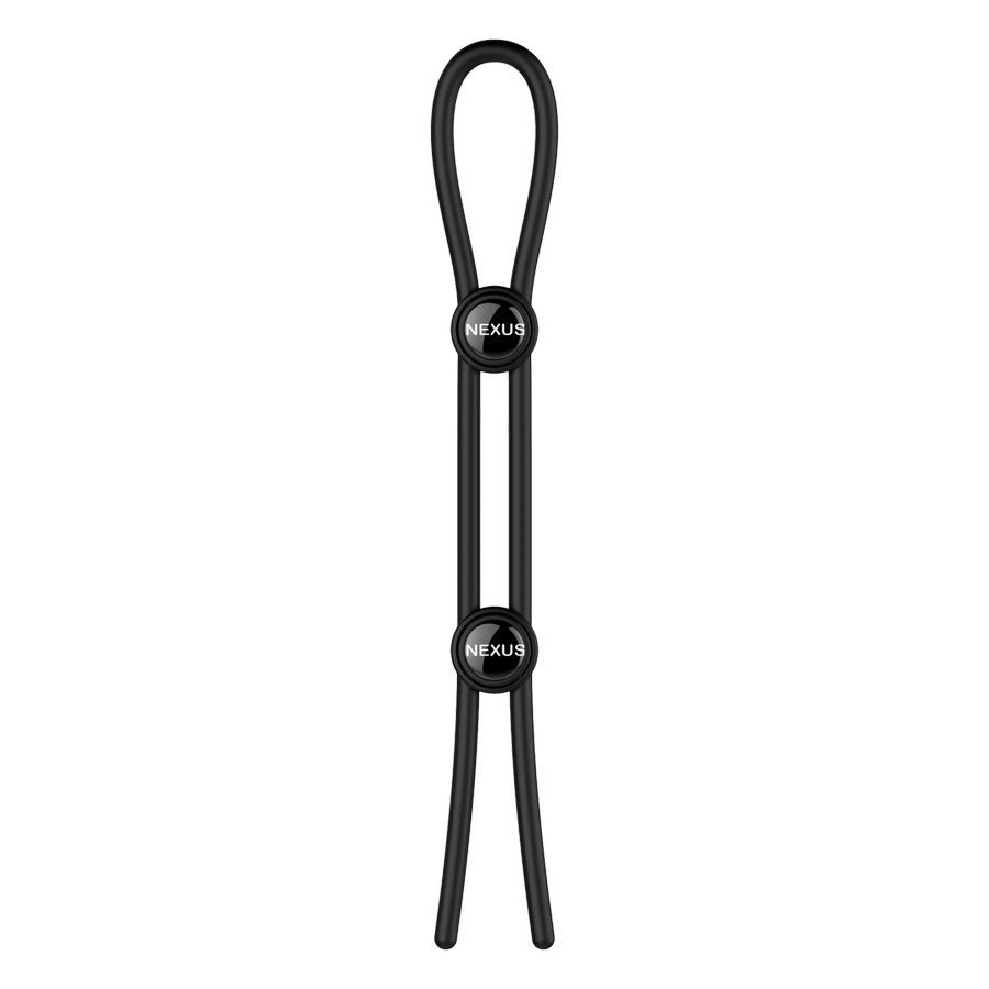 Черное эрекционное лассо Nexus Forge Double 1
