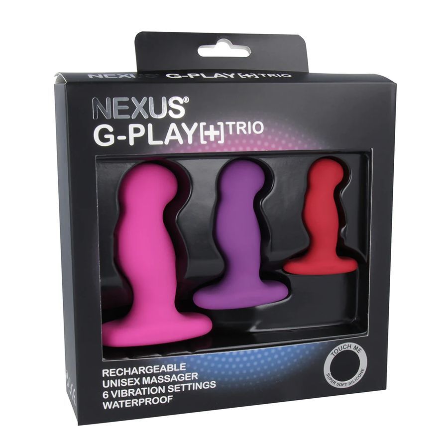 Набор из 3 цветных вибровтулок Nexus G-Play+ Trio 2