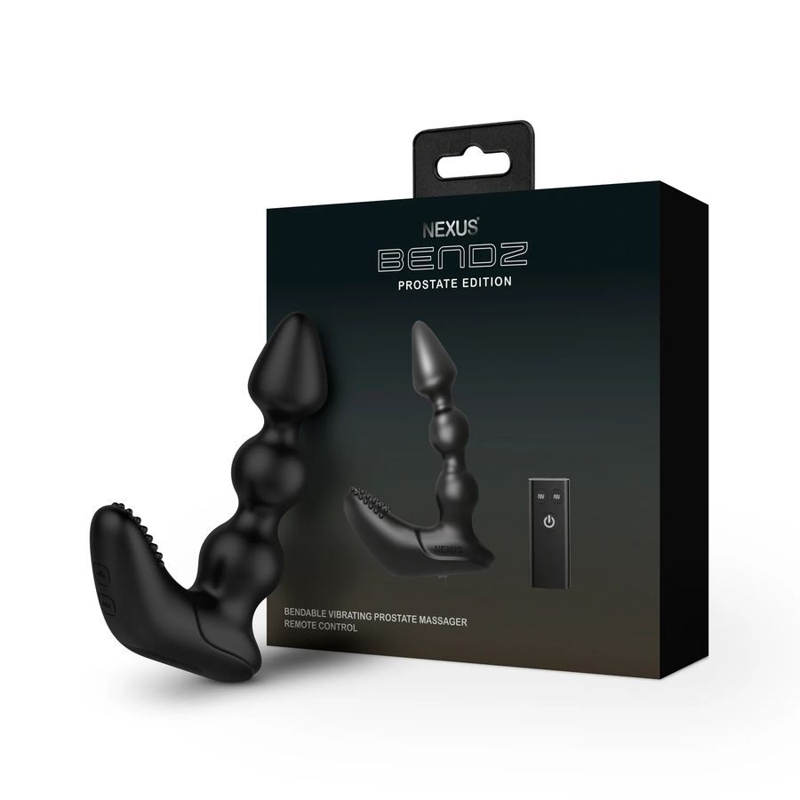 Черный вибростимулятор Nexus Bendz Prostate Edition - 14,1 см. 3