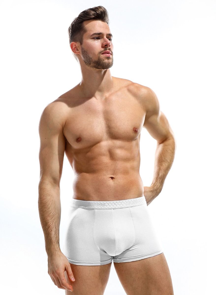 Мужские трусы-боксеры с фактурной широкой мягкой резинкой 6