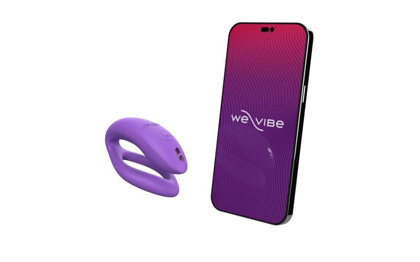 Фиолетовый вибратор для пар We-Vibe Sync O 12