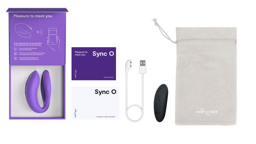 Фиолетовый вибратор для пар We-Vibe Sync O 4