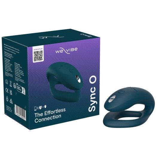 Темно-зеленый вибратор для пар We-Vibe Sync O 2