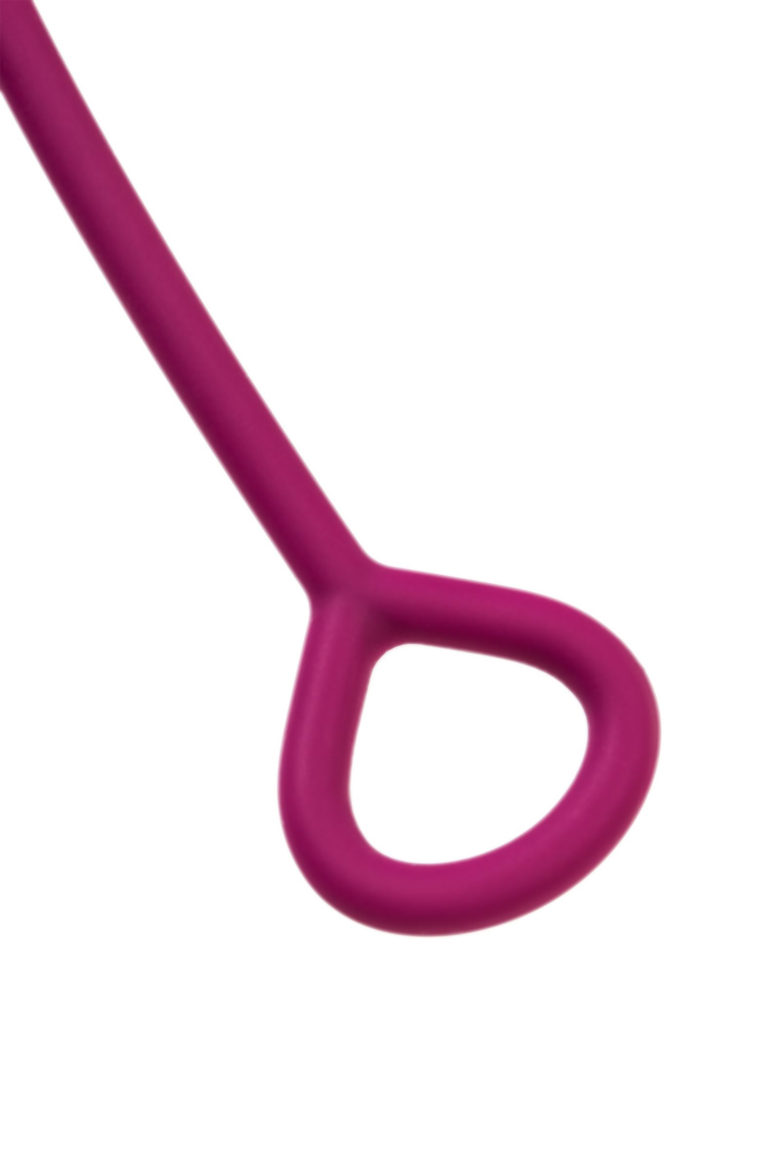 Бордовые вагинальные шарики Moussy с вибрацией и пультом ДУ 8