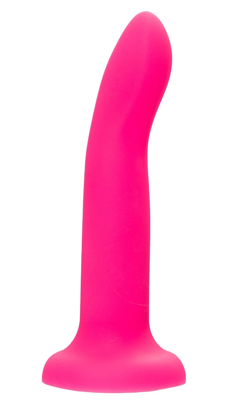 Ярко-розовый, светящийся в темноте фаллоимитатор Sam Glow - 17 см. 1