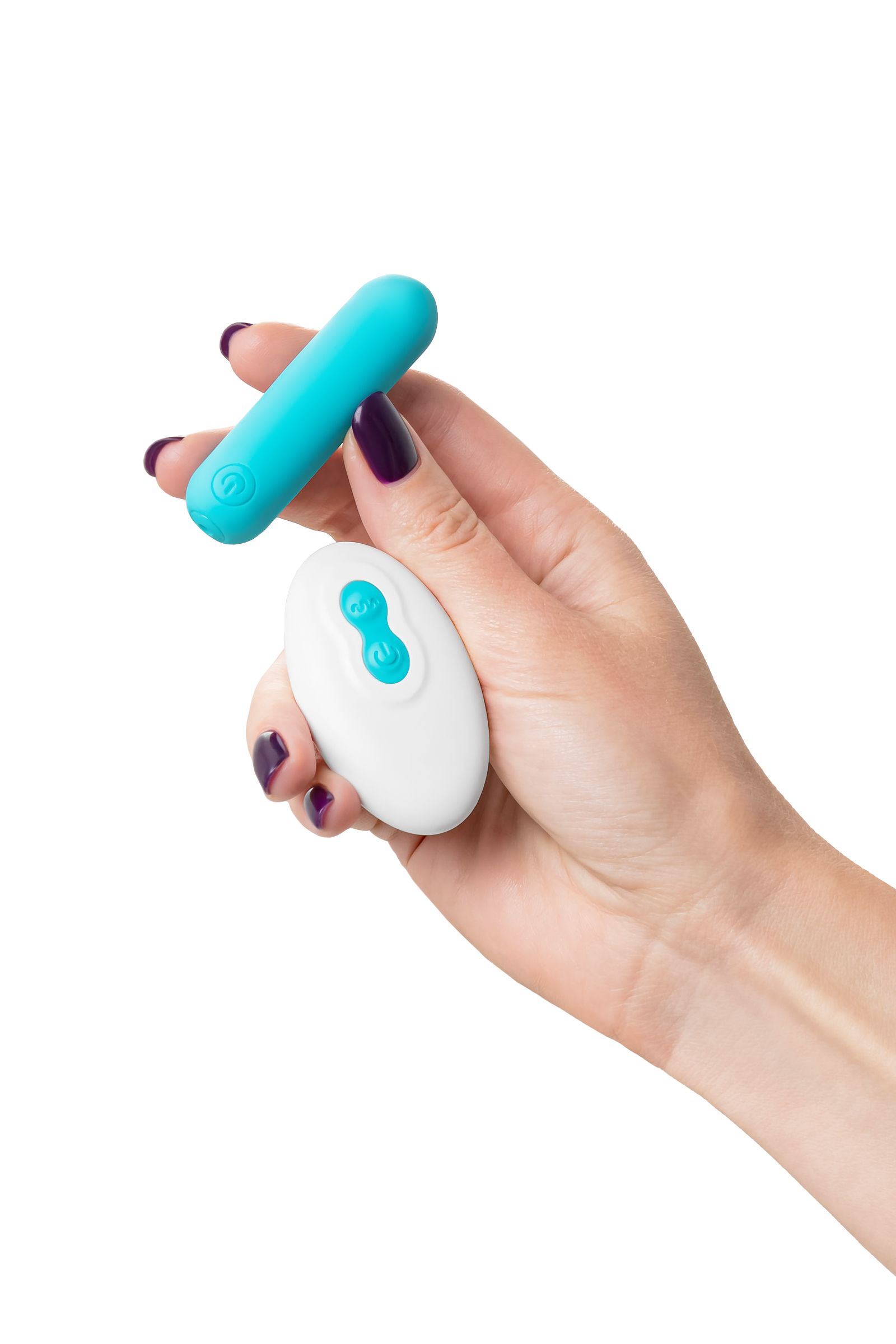 Голубая вибропуля Tnim с пультом ДУ 5