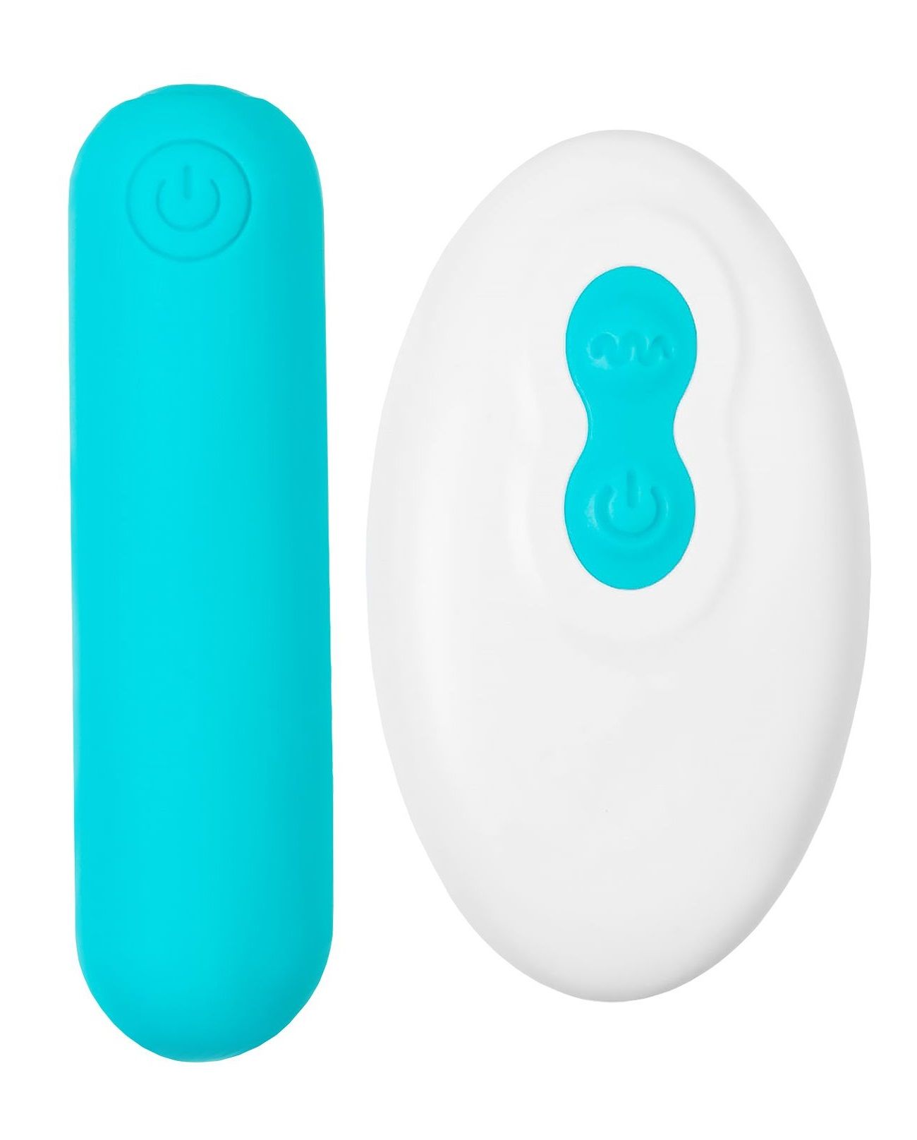 Голубая вибропуля Tnim с пультом ДУ 1