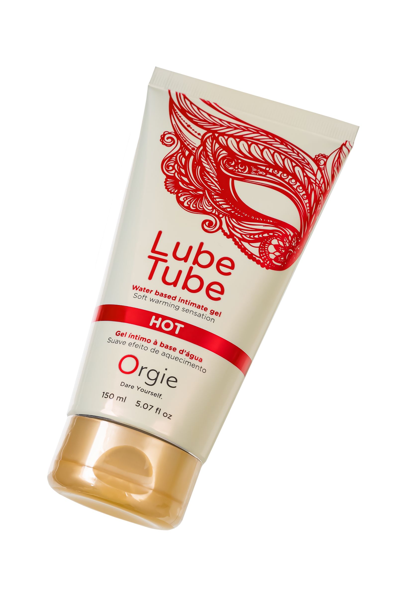 Интимный гель на водной основе Lube Tube Hot с разогревающим эффектом - 150 мл. 4