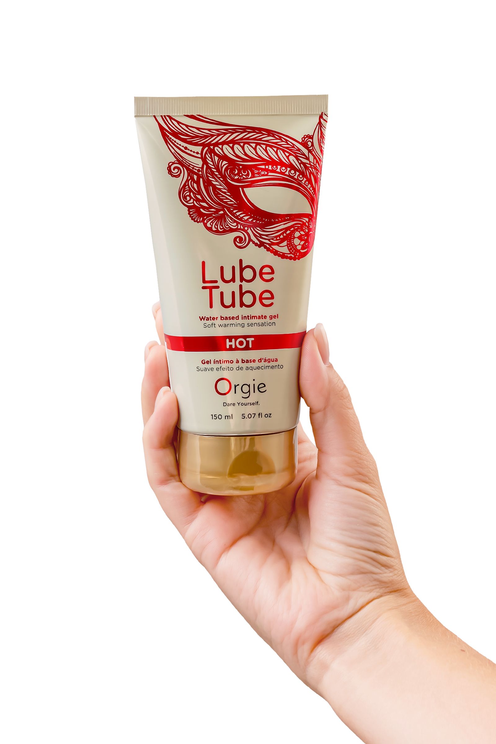 Интимный гель на водной основе Lube Tube Hot с разогревающим эффектом - 150 мл. 6