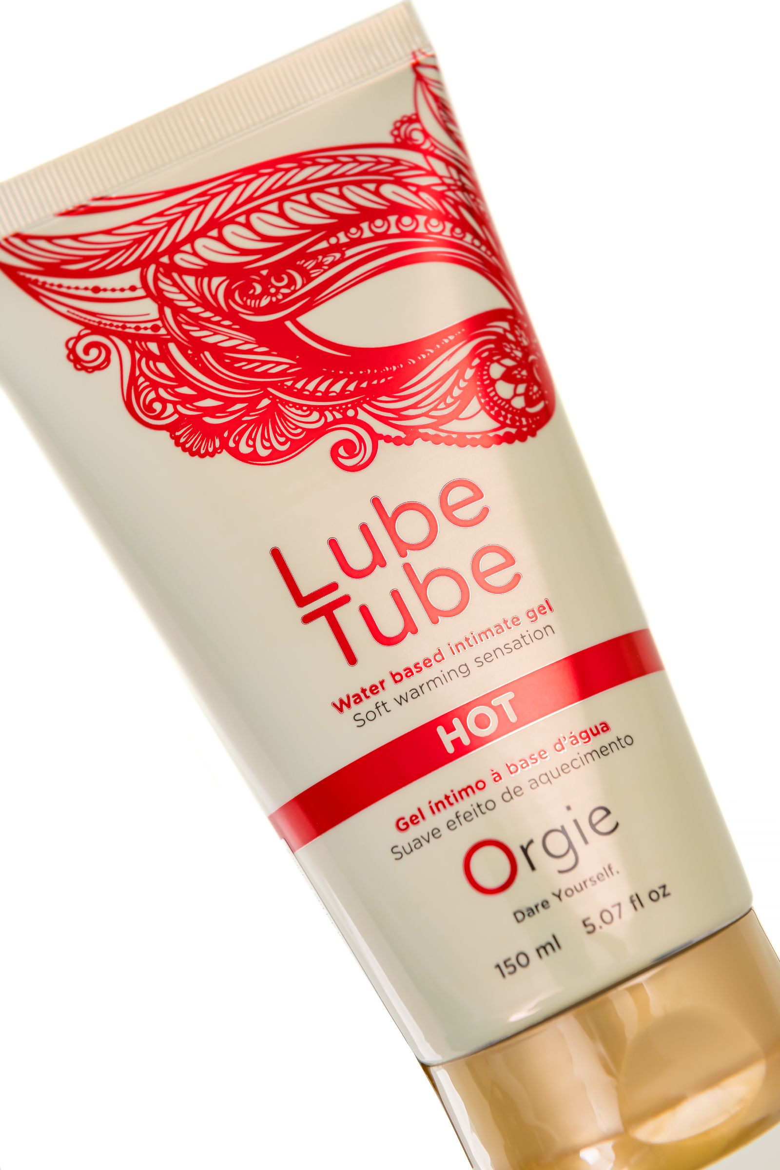 Интимный гель на водной основе Lube Tube Hot с разогревающим эффектом - 150 мл. 7