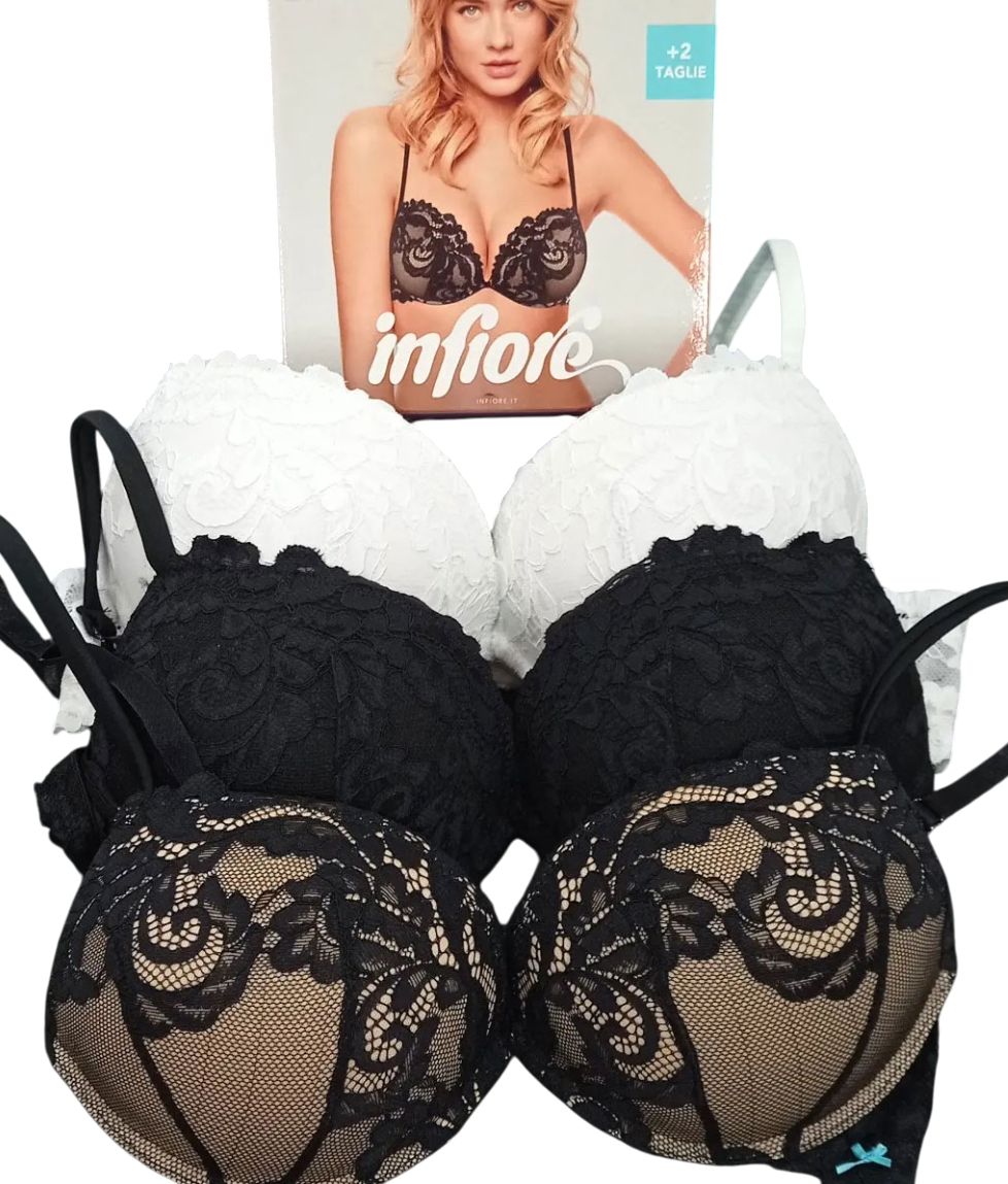 Супер пуш-ап бюстгальтер из кружева и мягкой микрофибры 3