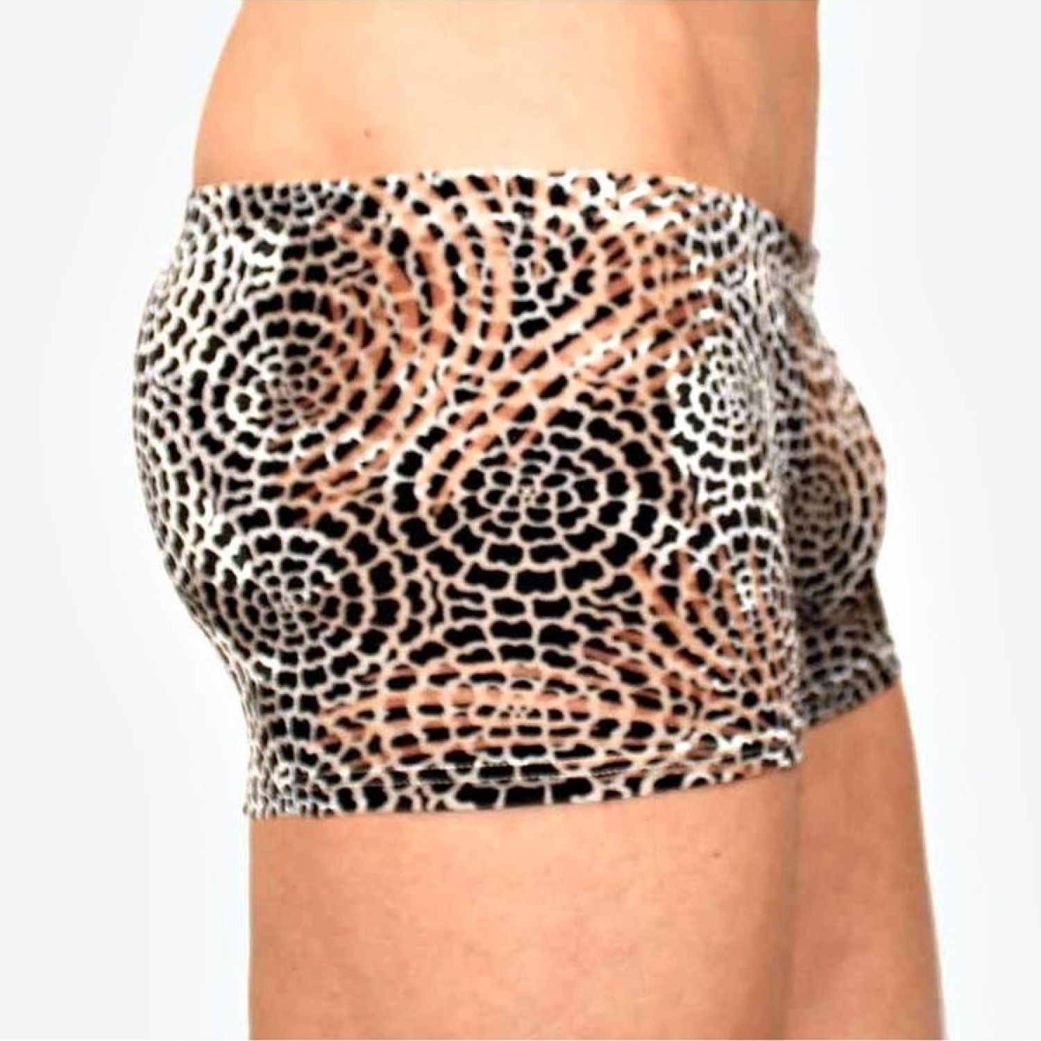 Мужские трусы-боксеры с велюровым цветочным узором 2