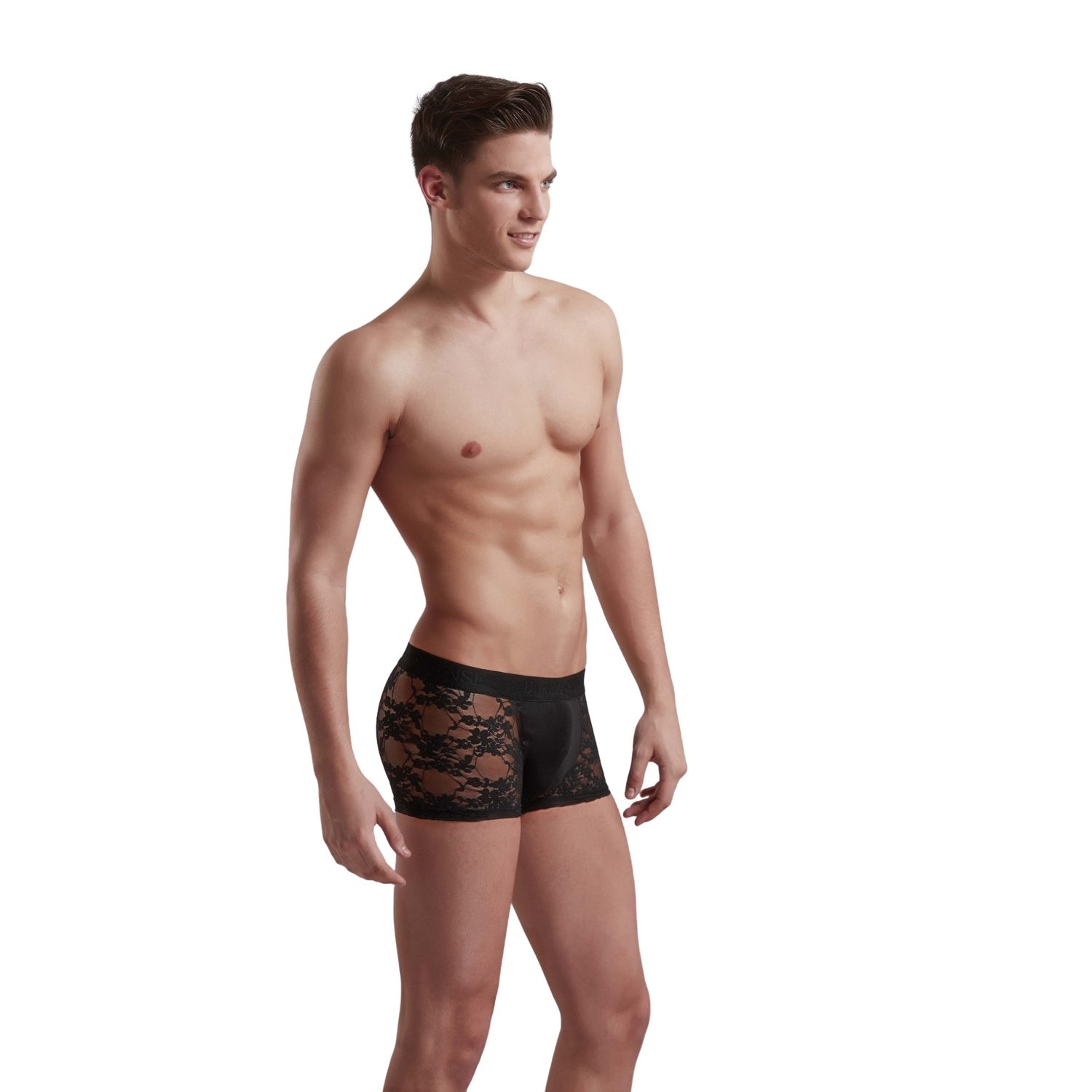 Мужские трусы-хипсы с кружевом Doreanse Black Lace 1